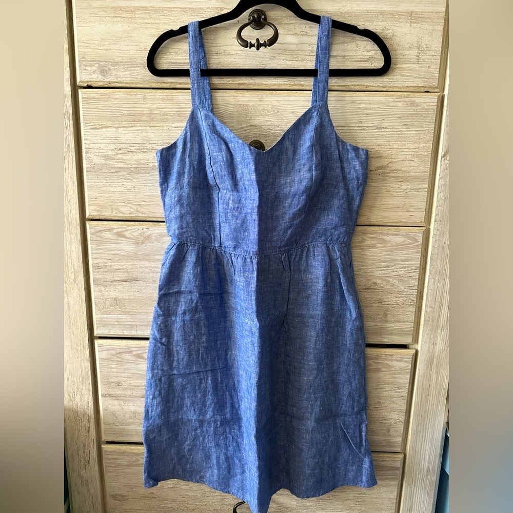 Cynthia Rowley chambray linen dress